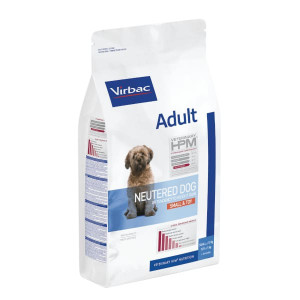 VIRBAC HPM DOG ADULT NEUTERED S/TOY sausā suņu barība 3kg